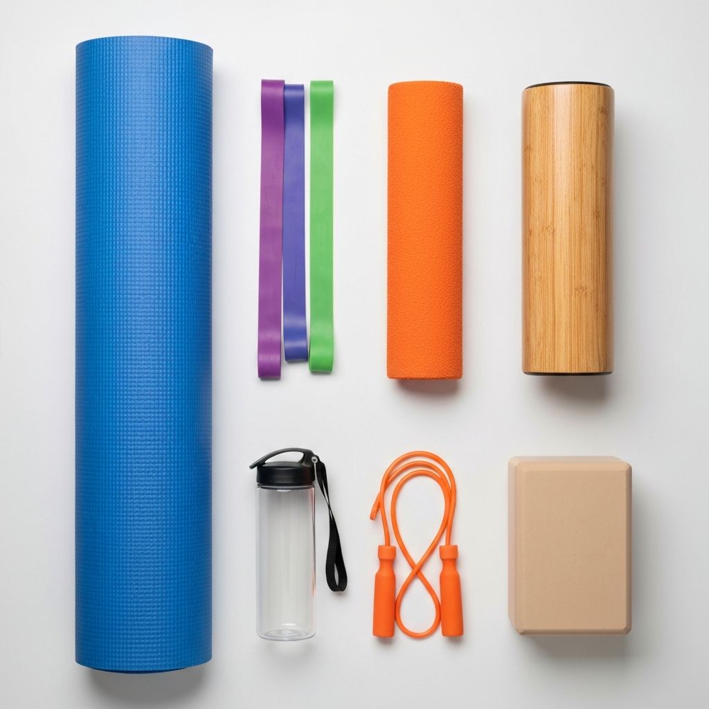 Fitnesszubehör Anordnung